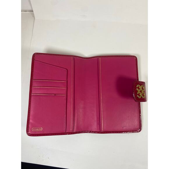 Coach Leather Wallet Red - Picture 8 of 9